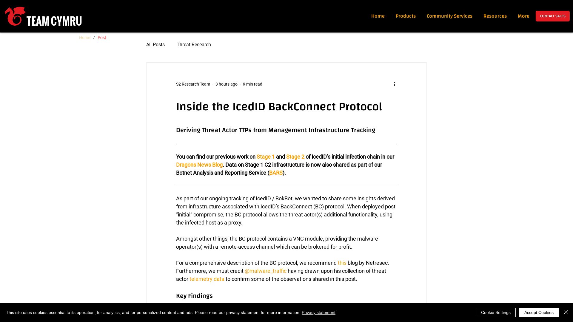 Inside the IcedID BackConnect Protocol