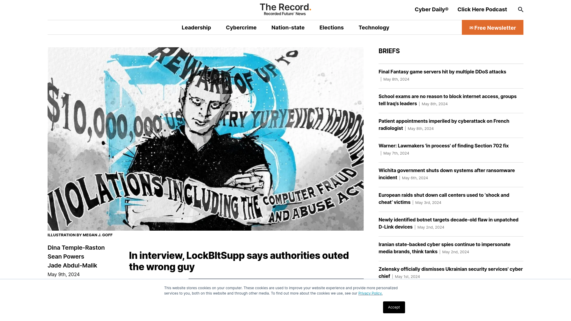 In interview, LockBItSupp says authorities outed the wrong guy