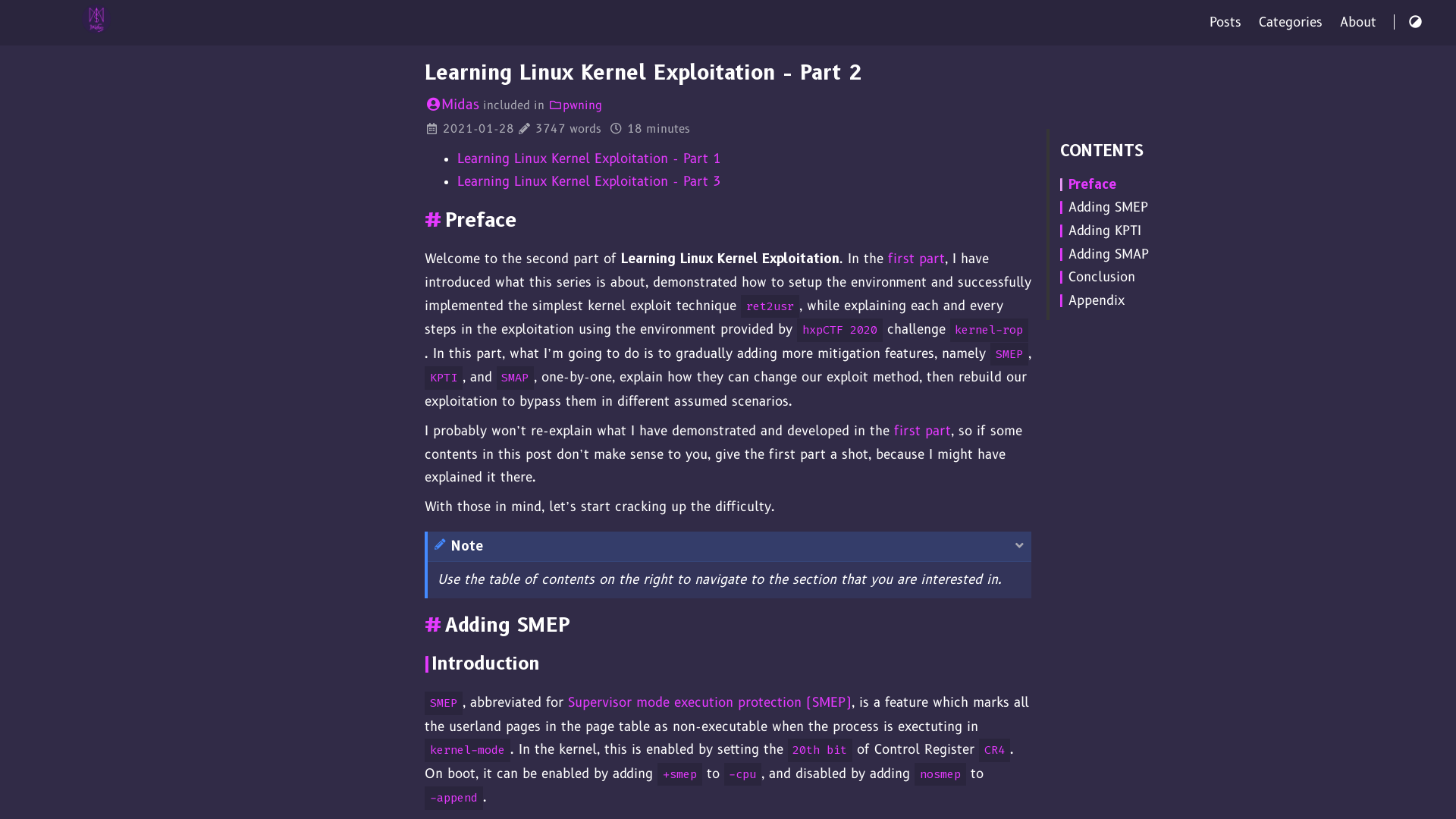 Learning Linux Kernel Exploitation - Part 2 - Midas Blog